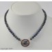 Hals Kette Collier aus Silber mit Lapislazuli Ketten Colliers Lapis