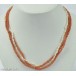 Korallencollier mit Perlen und Korallen Coral chain in aus 8 Kt. 333 Gold