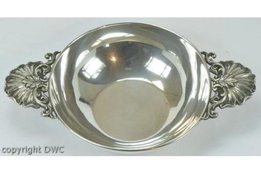 Anbietschale Zuckerschale in aus 800 Silber silver bowl antik Jugendstil