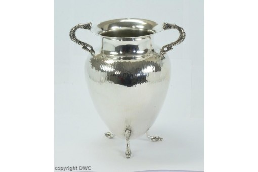 Silber Vase gehämmert Design in aus 800 Silber Bogota silver Amphore