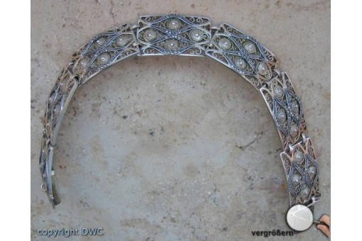 Silberarmband Armband Markasiten aus 835 Silber Tracht antik